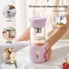 TAFUCO Portable Heat-Resistant Glass Water Bottle
