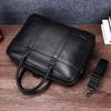 Men's Bag Genuine Leather Men's Computer Bag Cowhide Travel Briefcase Large Capacity