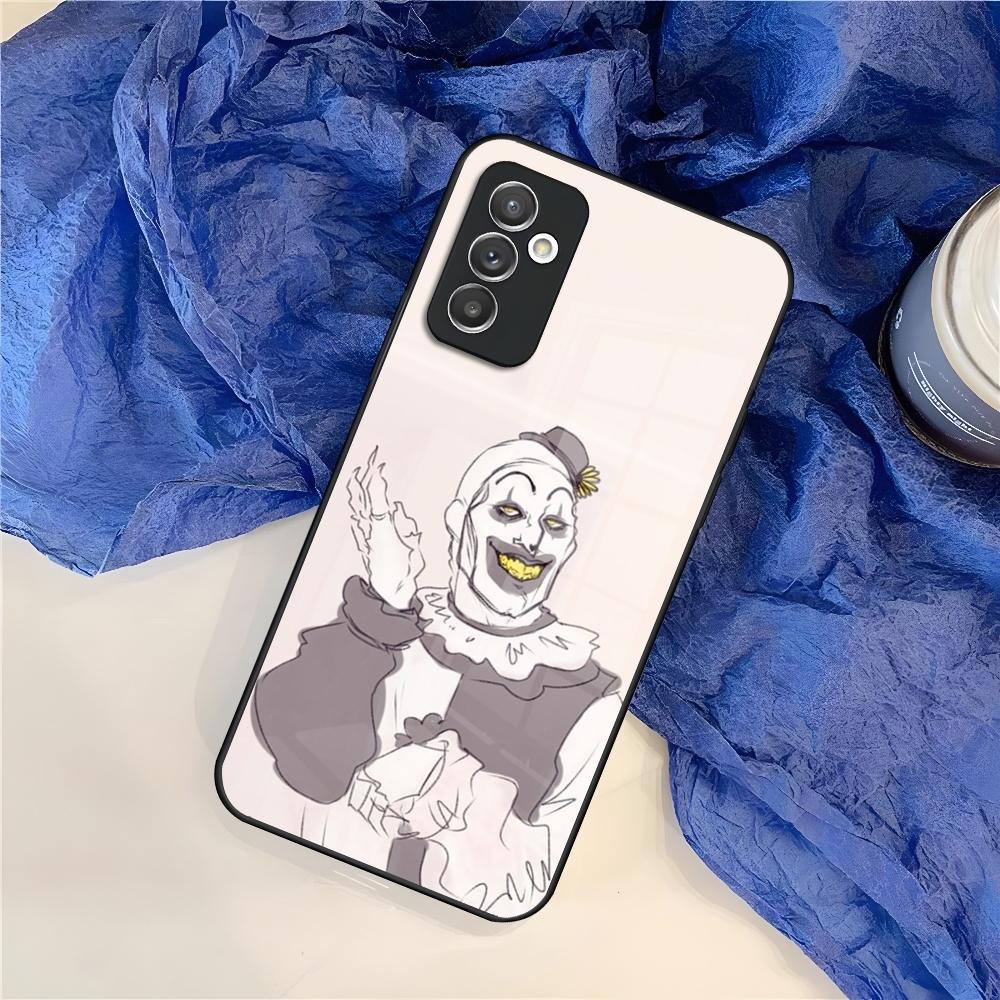 Horrorfilm-Terroristen-Handyhülle für Samsung S25 S24 S30 S21 S23 S20 S22 Fe S10 E S9 Note 20 Pro Ultra Plus Glasabdeckung