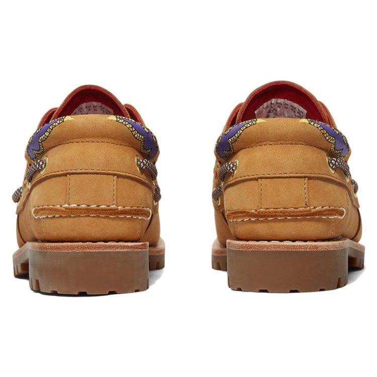 Timberland CLOT X  Classic Low Top Three Hole Boat Shoes Women Shoes Wheat A5Z9YW