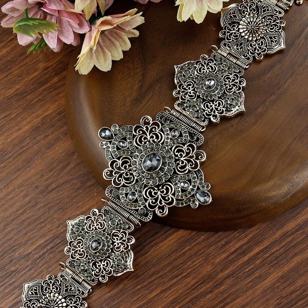 

Металлическая поясная цепочка цвета золота свадебных украшений с регулируемой длиной серый