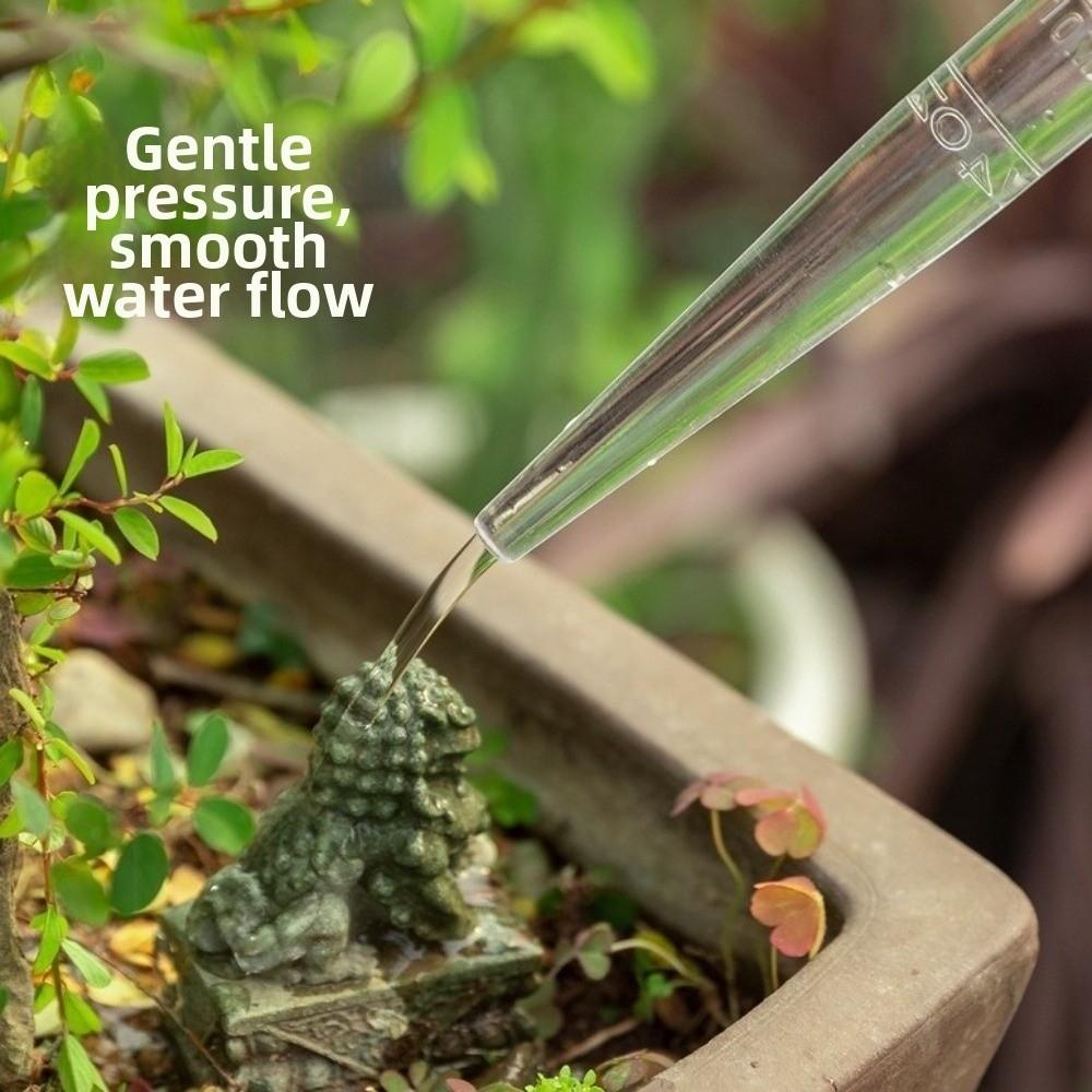 Portable Plastic Plant Water Remover Transparent with Scale Water Pumping Processor Detachable Flower Pot Pipettes Indoor Plant