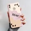 For Huawei Honor 8X Case Honor8X JSN-L22 JSN-L21 Bear Phone Case Soft TPU Cover Funda For Honor 8C BKK-L21 BKK-LX1 Honor8C Capa