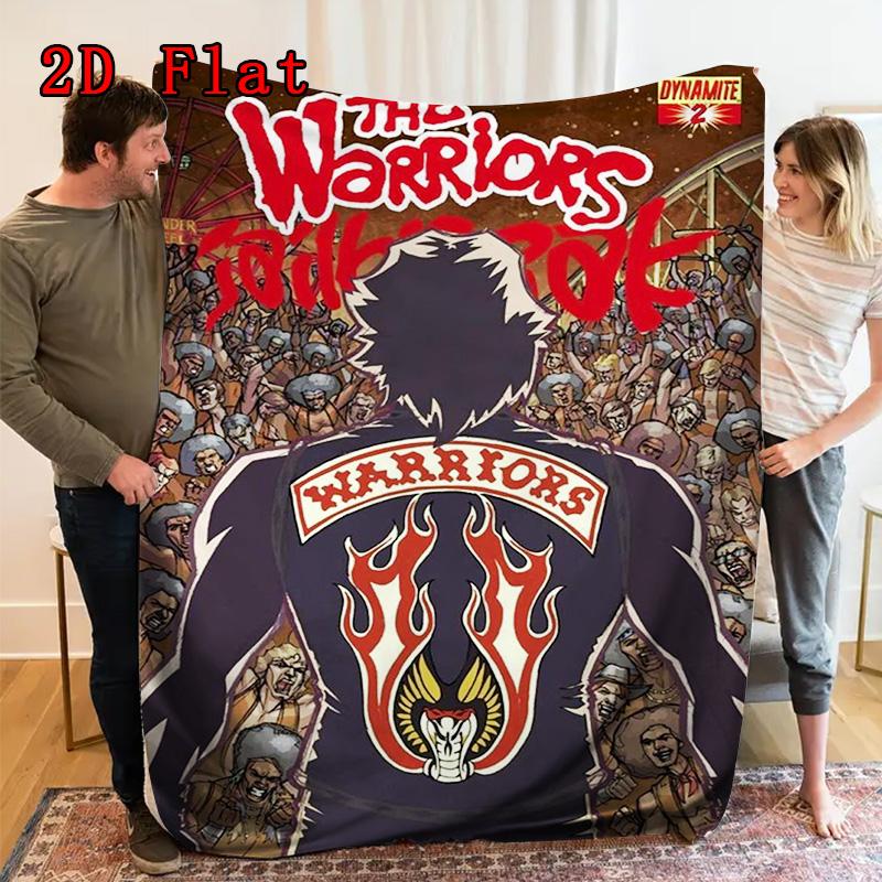 The Warriors 2D Flat Pattern Flannel Blanket High Quality All Seasons Warmth and Comfort Perfect for Christmas Gifts.NMT0928166