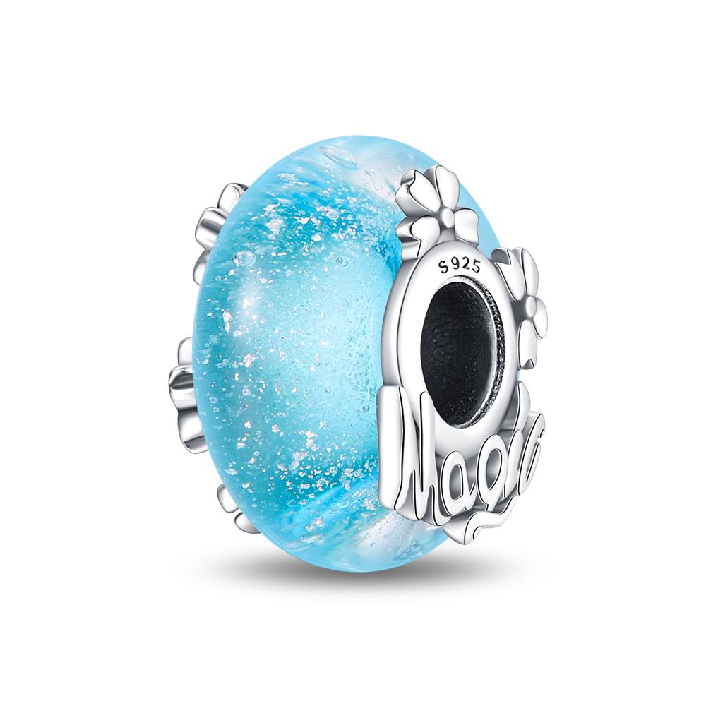 Copper Metal Colorful Series Glass Bead Components Compatible With Authentic Original High Quality Fine Bracelets Do It Yourself High Quality Fine