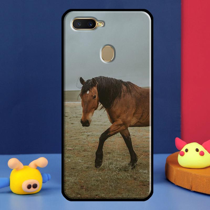 Horse Animal For Oppo A54 A57 S A78 A58 A98 A5 A9 A91 A15 A16 A17 A52 A72 A76 A96 A74 A94 A77 Phone Case