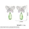 Damen Leichter Luxus Design Elegante Tropfen Schmetterling Ohrringe Modische Und Vielseitige Nischendesign Ohrringe Tägliche Accessoires