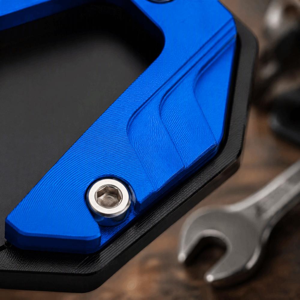 High Strength Kickstand Pad Plate Aluminum Alloy Motorcycle Kickstand Plate Parking Support