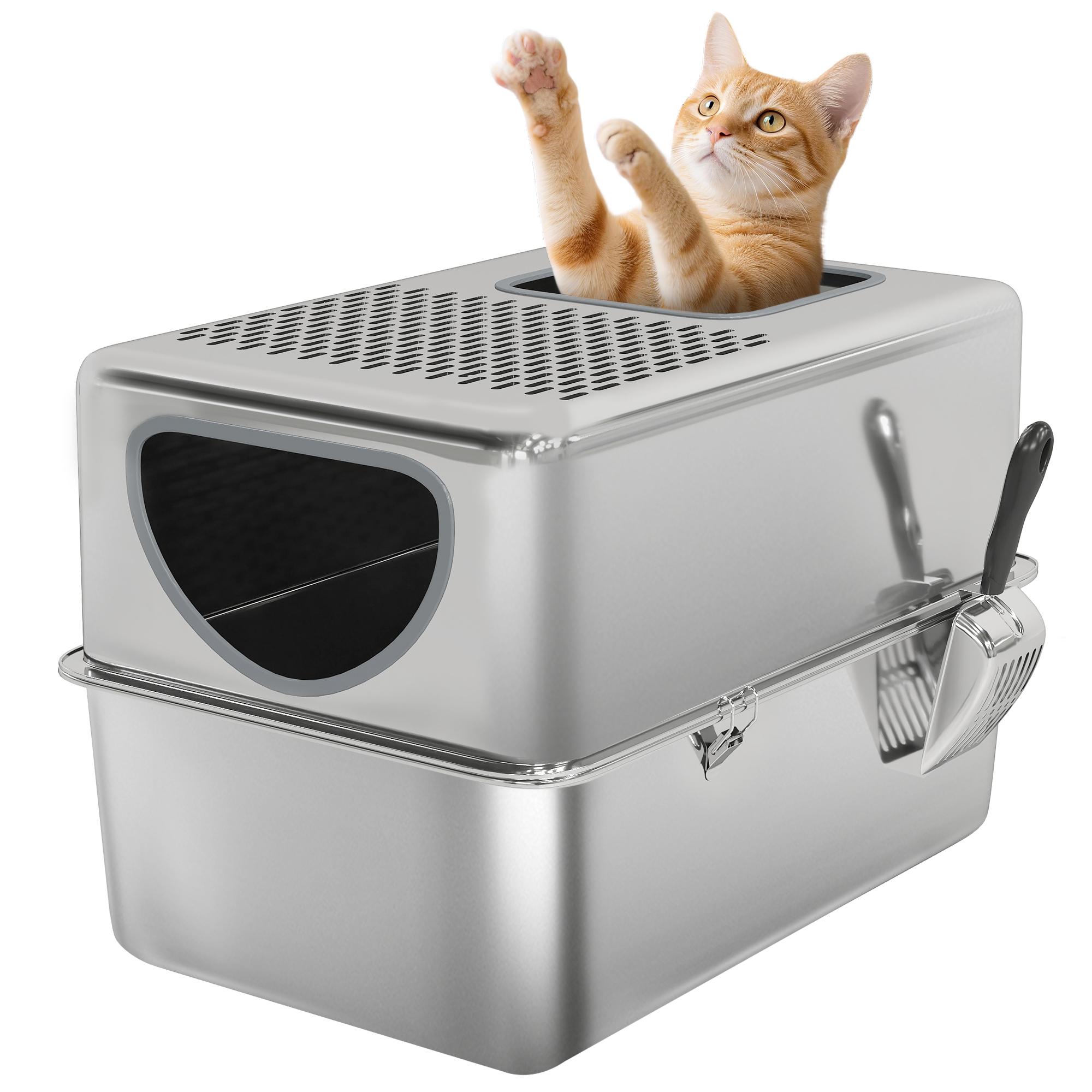 Stainless Steel Cat Litter Box XL