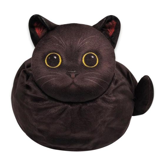Cat Travel Makeup Bag Drawstring Cosmetic Organizer Cat Design Lay Flat Large Capacity Cosmetic Pouch Gift for Cat Lovers