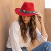 Solid Color Cowgirl Jazz Hat Woolen Top Hat Punk Party Cosplay Hat  Bucket Hats