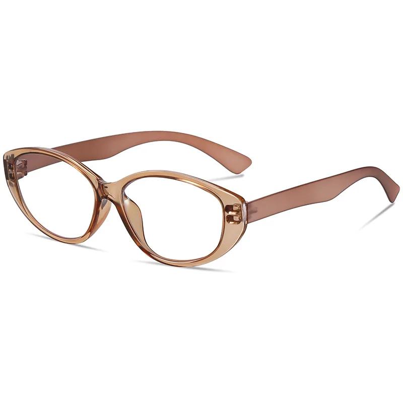 

Clear Reading Glasses for Women Fashion Ellipse Anti-fatigue Presbyopic Glasses Female Finished Farsighted Eyewear +1.0 To +4.0 1.00