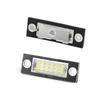 LED Car License Plate Lamp Canbus No Error, Universal Auto Number Light For Touran Golf Caddy Superb T5