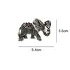 Blucome Broches éléphant en strass pour femmes, broche animal vintage, 6 couleurs disponibles, nouveau design, haute qualité 2023