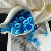 50 Stück/Los Bonbonfarbe Kinder Einfache Elastische Haarbänder Baby Mädchen Scrunchie Gummibänder Süße Kinder Haarschmuck