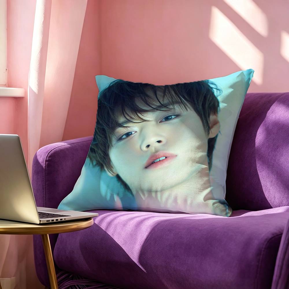 WWeak HHero PPark JJihoon Anime Pillow Case Square DoubleSided Sofa Cushion Cover Bedroom Bedside Pillow