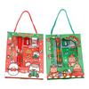 6Pcs/set Kawaii Sharpener Christmas Stationery Set Stationery Erasers Children's Pencils Handheld Study Stationery Set Christmas