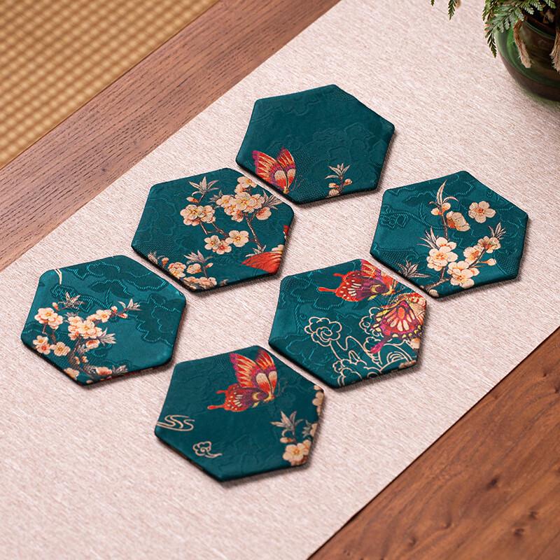 Zhinianhua Zen Style Double-Sided Tea Coaster Set