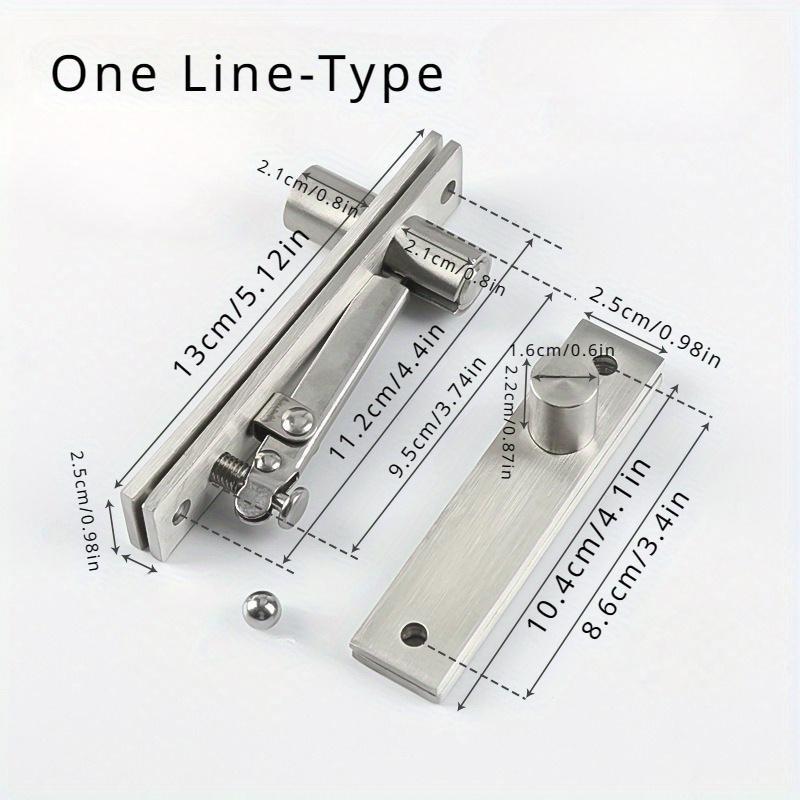 

Premium Hidden Pivot Hinge Durable and Smooth 360 Degree Rotation for Easy Movement of Wooden Doors. Pink