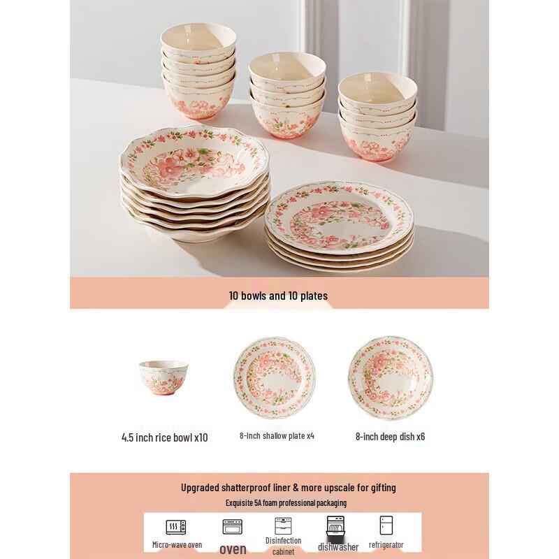 20-Piece Ceramic Dinnerware Set