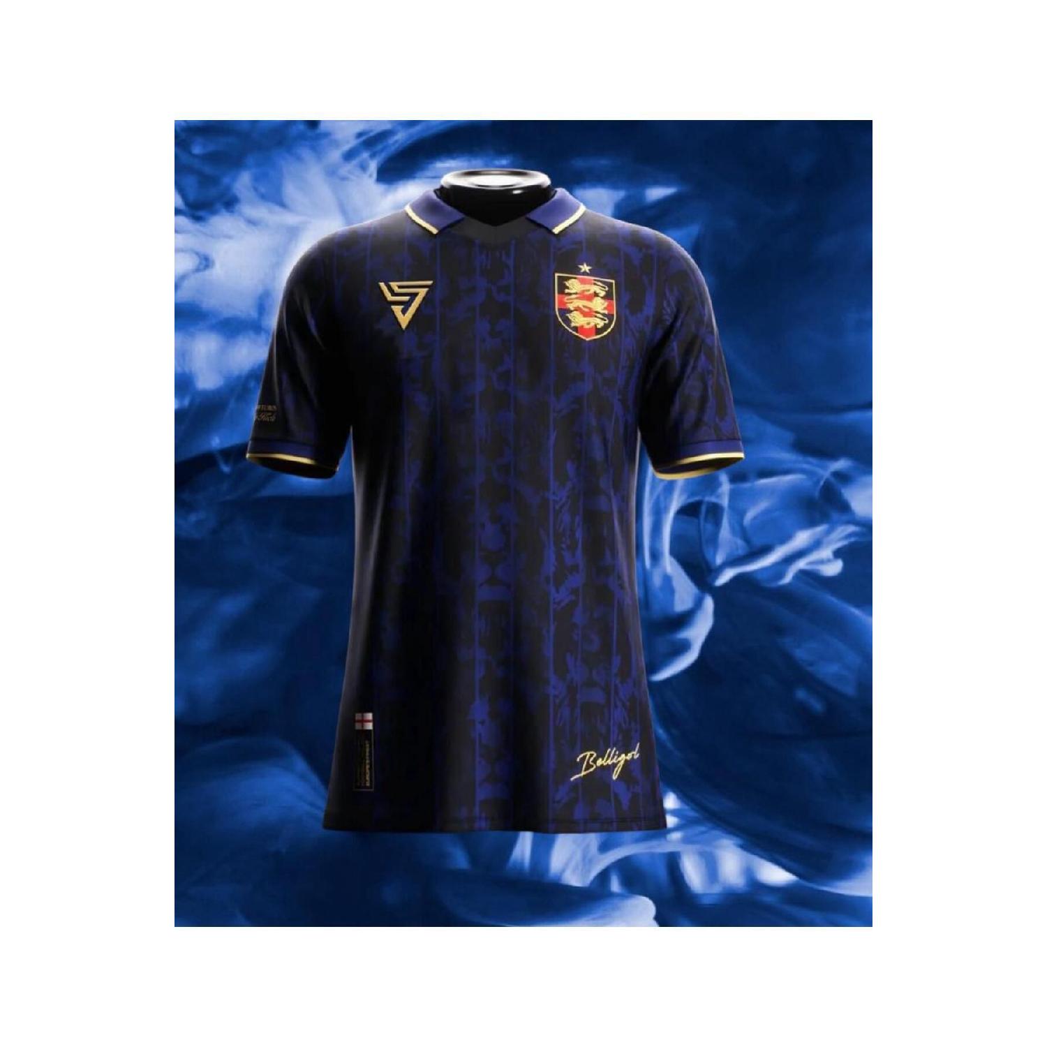 

Синий синий специальный дизайн для взрослых Джерси 2XL чистый