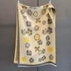 Autumn New Cashmere Tassel Scarf Women's Fashion Age-reducing Jacquard Scarf Warm and Thickened Large Shawl