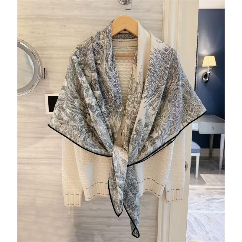 NINA SOLOR Palermo Botanical Garden Large Square Scarf