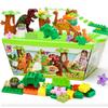 Dinosaur Assembling 40pcs Building Blocks Set Children Festivals Toys Gifts