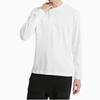 Calvin Klein Cotton Crew Neck Long Sleeve T-Shirt With Logo Pattern Men Tops White J319613-YAF