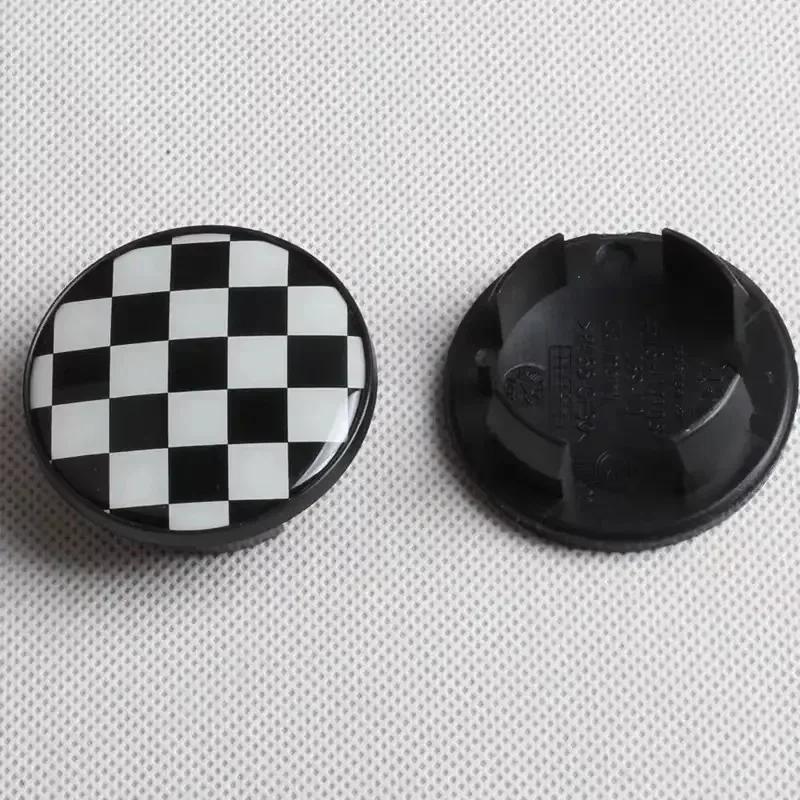 4 Stück-54mm BMW Gruppe Für BMW MINI COOPER Countryman JCW Modifizierte Radkappe Mizi Banner Radnabendeckel Standard-Reifenteile.