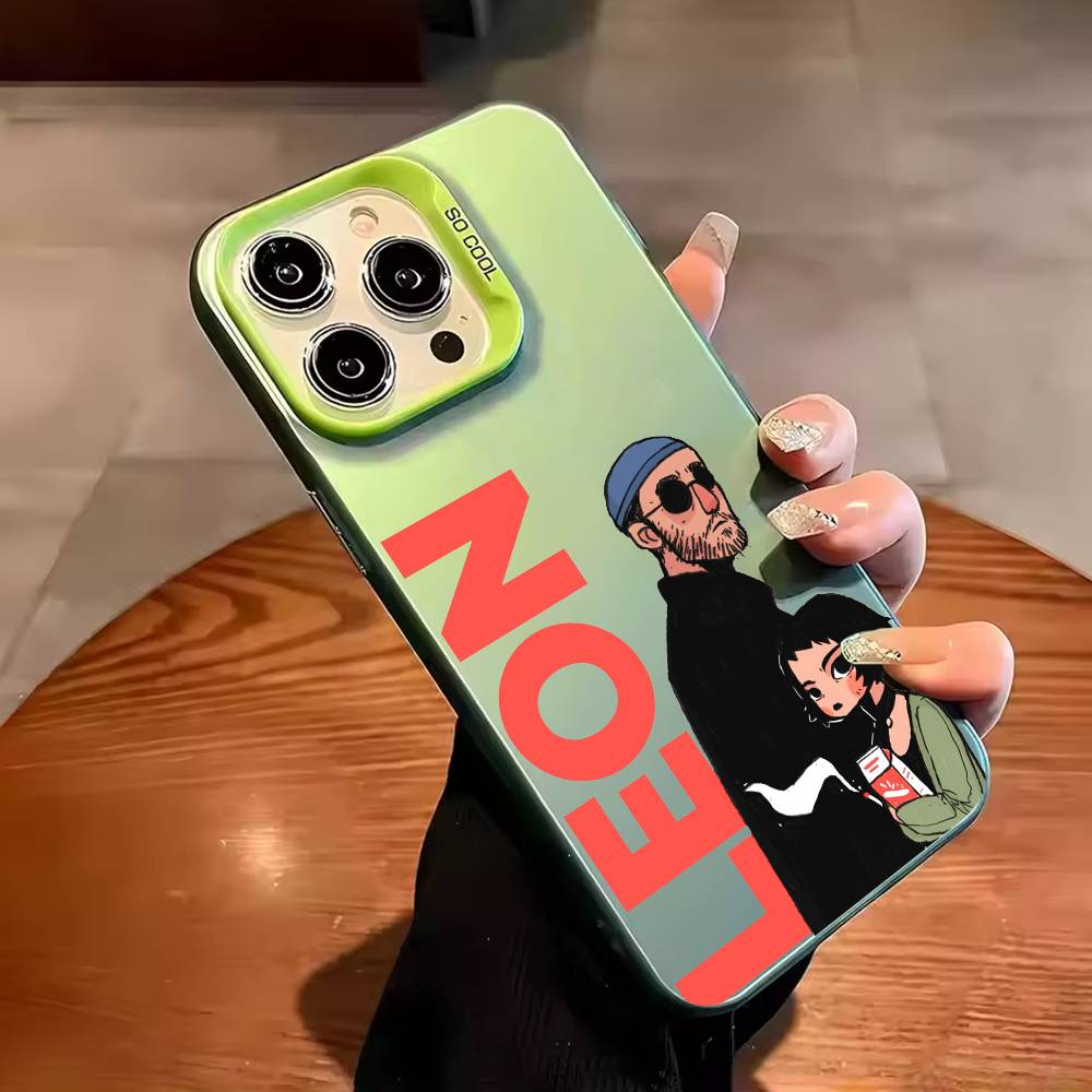 Leon T-the Professional Phone Case For iPhone 17,16,15,14,13,12,11,Pro Max,Plus Candy Silver Cover
