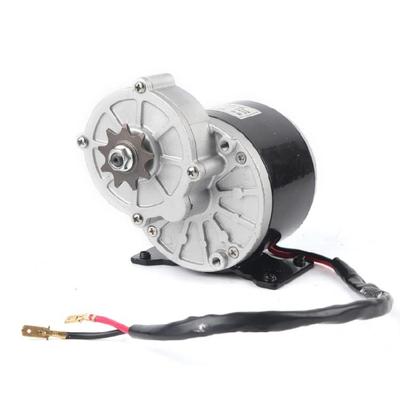 12V 250W kefový redukčný motor s 9 zubami poskytujúci vynikajúce krútiace momenty pre prestavby elektrických bicyklov