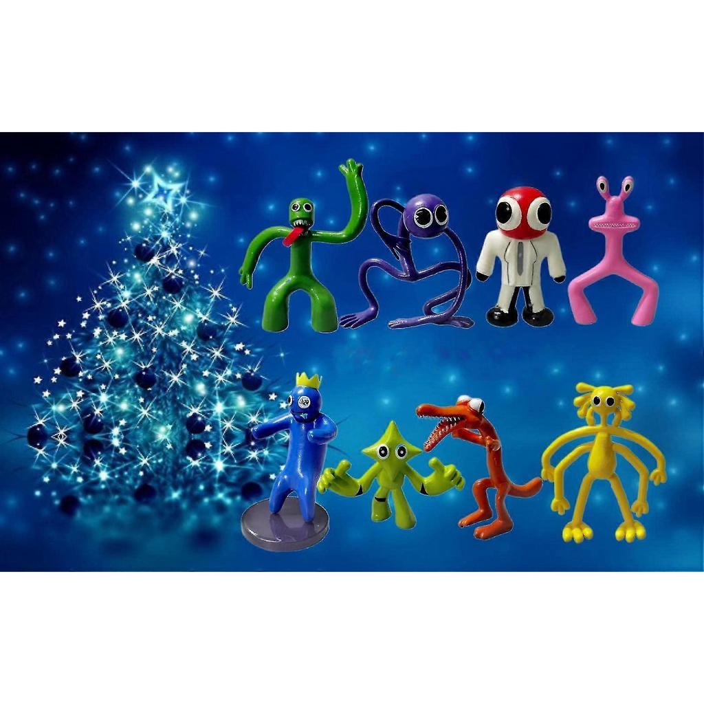 2026 8 Pezzi Giocattoli Rainbow Friends Action Figure Rainbow Friends Giocattoli Action Figure da Gioco