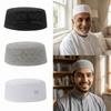 Mesh Muslim Caps Flat Top Summer Hat New Islamic Hat Men