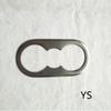 Back Rear Seat Water Cup Metal Cover Trim for Skoda Octavia 4 IV  Mk4 RS VRS Interior Accessories Styling Stickers
