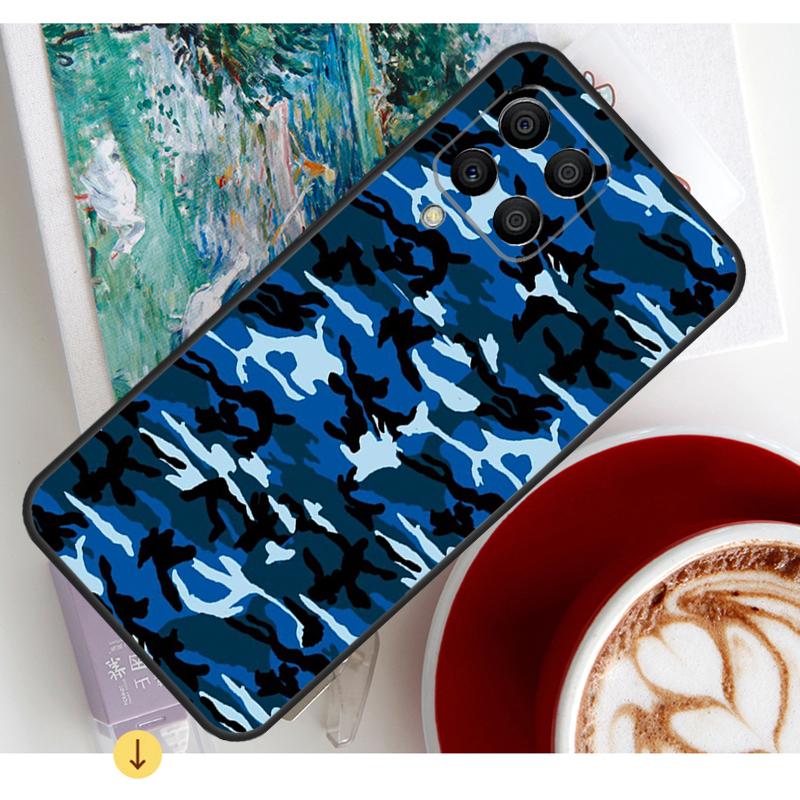 Camouflage Camo Case For Samsung Galaxy M20 M31 M16 M36 M56 M33 M53 M13 M12 M32 M52 M15 M55 M14 M35 M34 M54