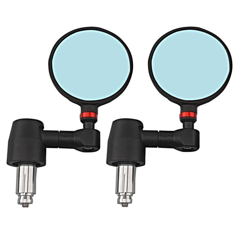 ABLZ-Universal Motorcycle Rearview Mirror For 22Mm Handlebars Side Mirror Modification Accessories
