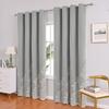 1pc Blackout Curtain for Living Room & Bedroom, Easy Installation Heat Insulation Sunshade Fabric, Enhances Privacy Window Decor