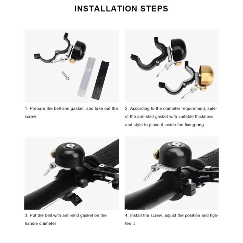 Cycling Horn Bike Handlebars Bells Replacement Mountain Bicycles Bells Road Bike Bells  Handlebar Horn Easy To Install
