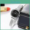 Relógio Feminino Minimalista Gedi Com Movimento a Quartzo à Prova d'Água Para Uso Elegante no Escritório