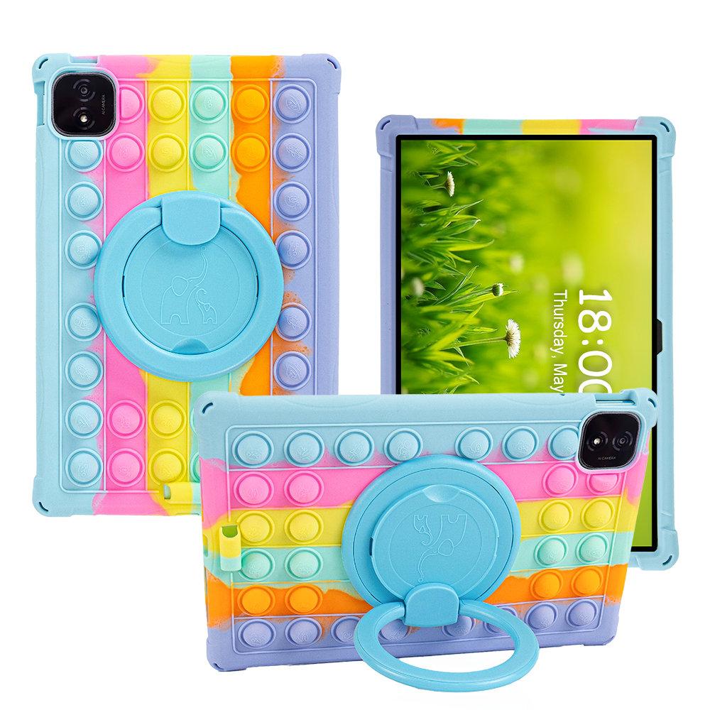 

Soft Stand Case for Honor Pad GT Pro Rod2-W6912.3inch Magic Pad 2 Rod2-W09 Rotating Bubble Silicone Handle Tablet Cover Magic Pad2 ROD2 W09