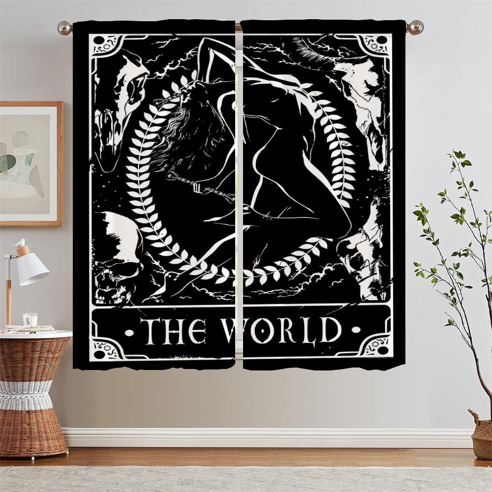 

Read the Tarot Cards Blackout Tulle in Kitchen Curtains Cheap Things With Free Shipping for Home Chiffon Curtain Tiebacks Curls W50xH70cmx2pcs-CL