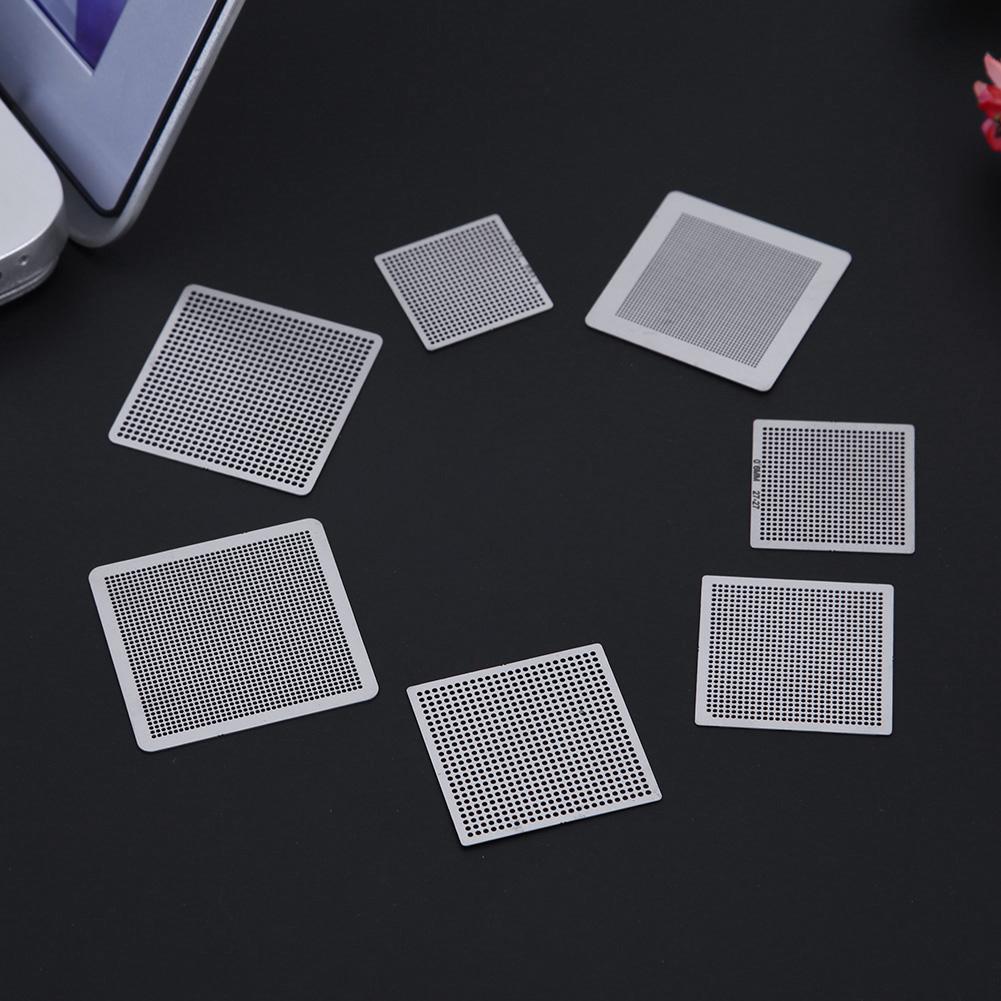 27 Stück/Set Universelles BGA-Schablone Direkte Wärme-Schablone BGA Allgemeine Schablone BGA Reballing-Schablone für Laptops Desktops Reparatur