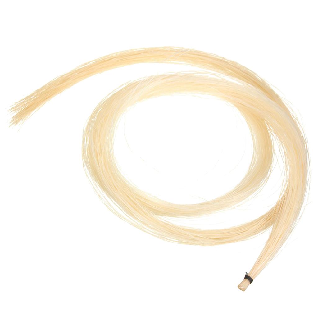 3 Hanks 30 Inch Violin Viola Mongolian Horsehair for Bow Color