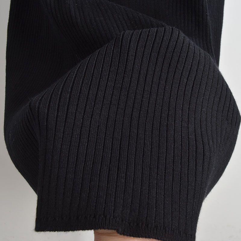Spring and Summer Simple New Round Neck Knitted Dress Women Clothes Waist Hugging Slimming Sleeveless Vest Long Dress