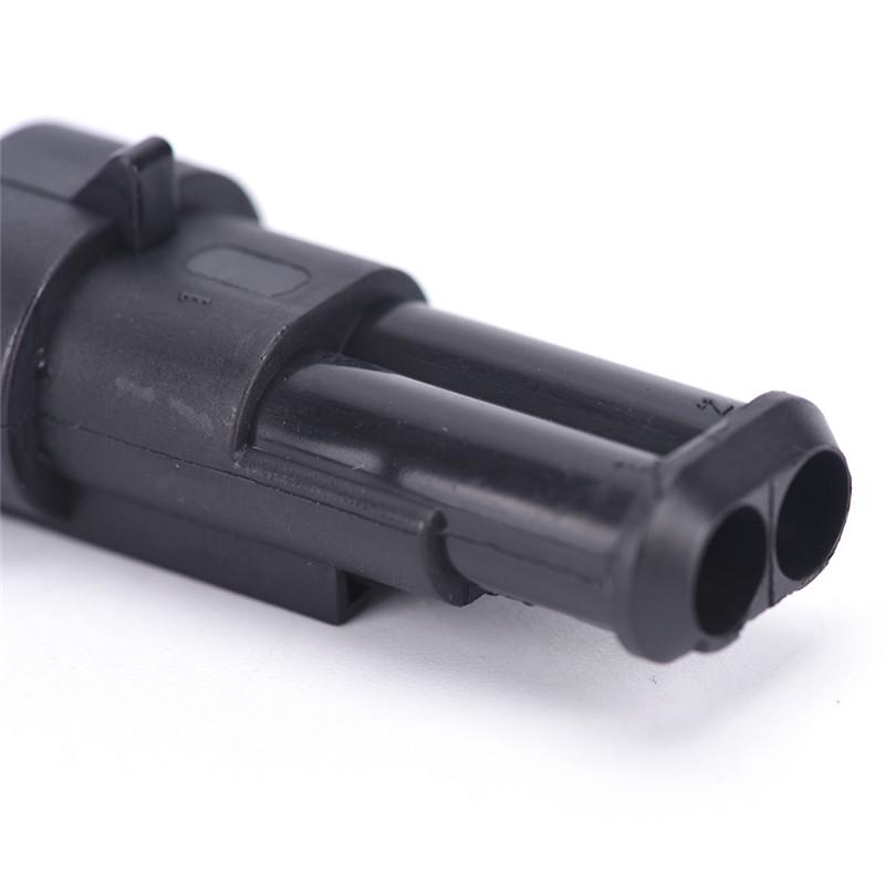 10 Kits 2 Pin Way Sealed Waterproof Electrical Wire Connector Plug Car Auto Sets