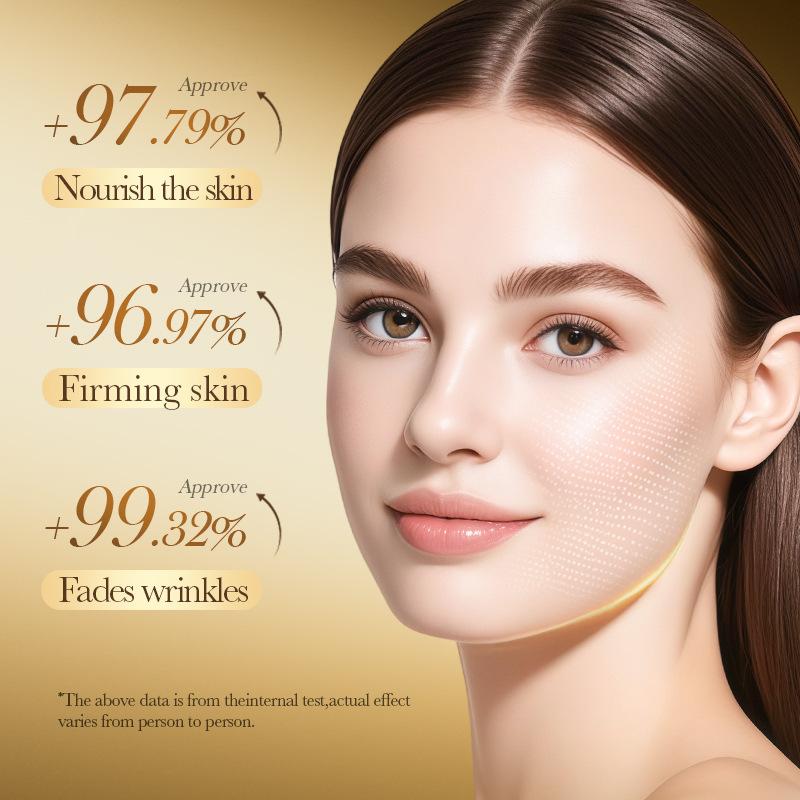 Yeast collagen anti-wrinkle Cream smooths and moisturizes the skin.