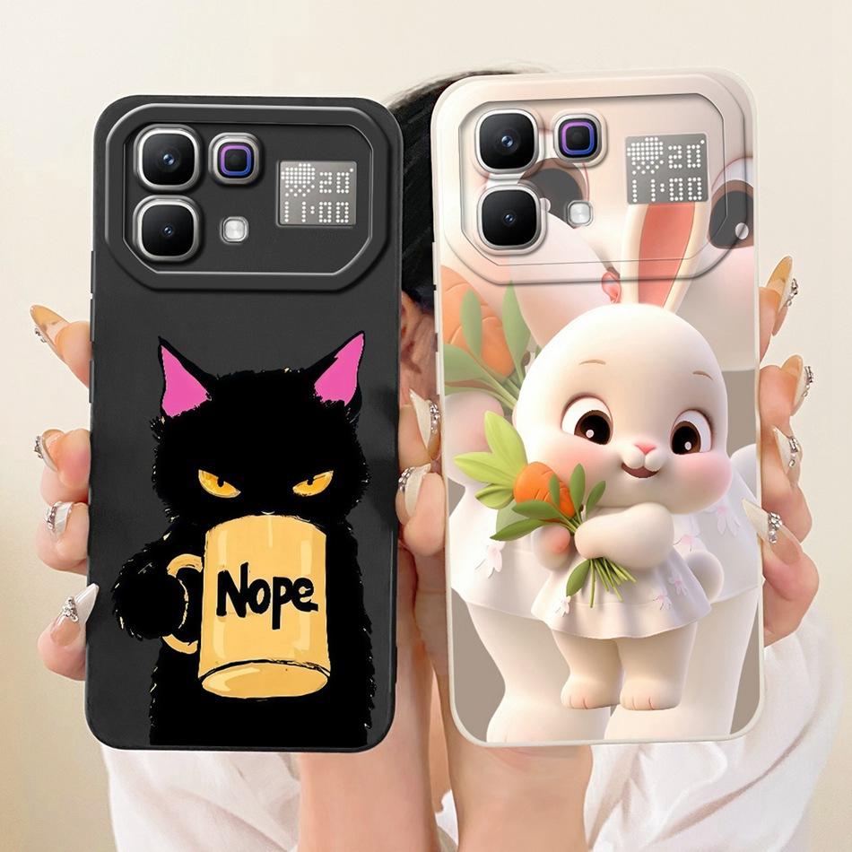 For Infinix Note 60 Pro Note60 Cute Cat Flower Cartoon Phone Case For Infinix Note 60 60Pro 5G Soft Silicone Covers Bumpers