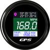 For Boat Car Motor Yacht 52mm Gauge Gps Speedometer+ GPS Antenna 52MM Waterproof TFT Screen Speed LCD Display Total Mileage