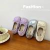 Scarpe da Principessa per Bambini Scarpe da Ballo Singole Primaverili per Bambini Scarpe da Balletto Morbide per Bambini Piccole Scarpe in Pelle